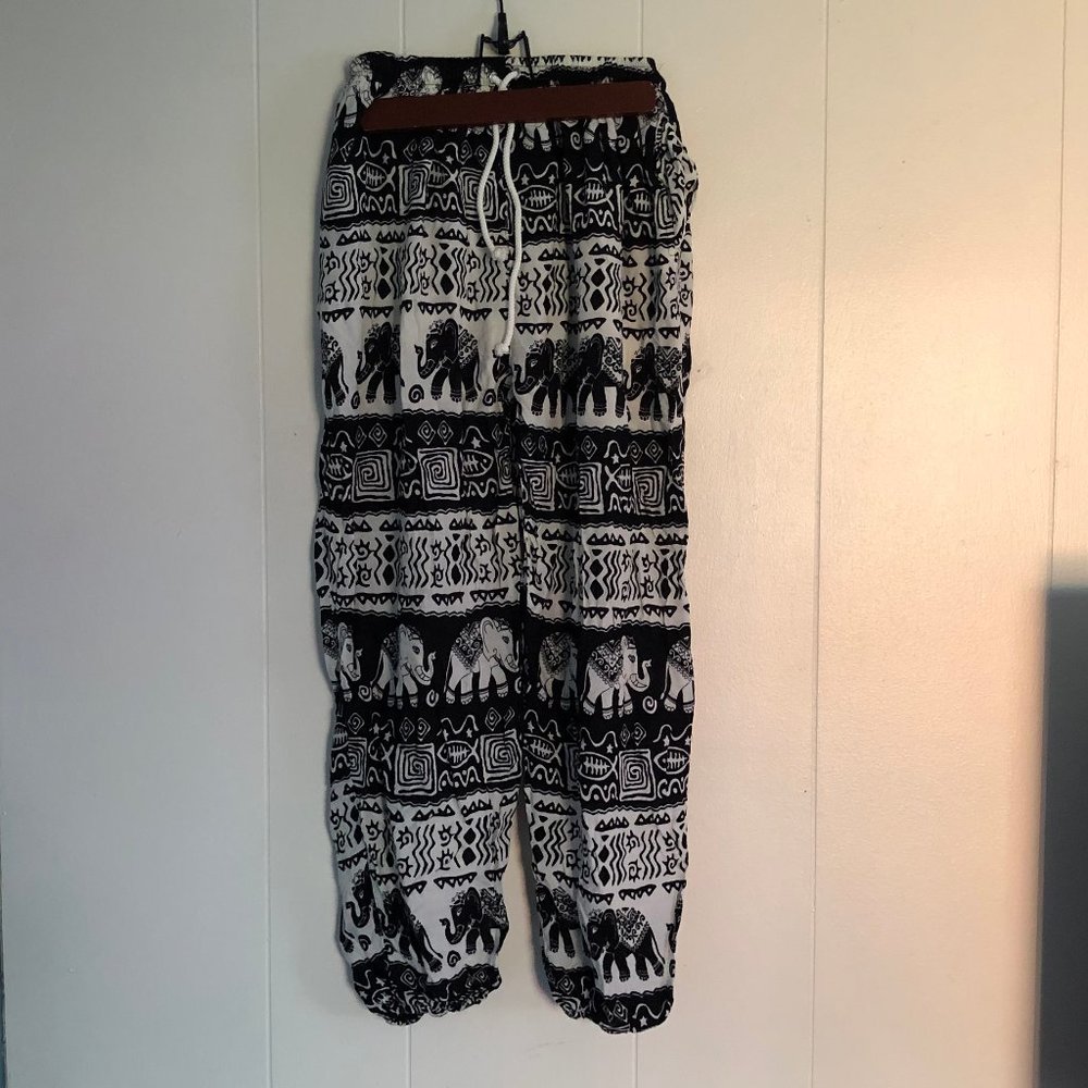 comfy, pants, stretchy, elephant